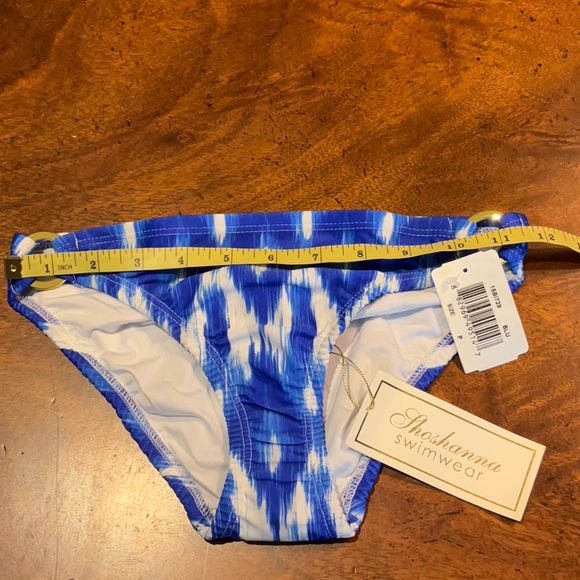 NWT $78 SHOSHANNA PETITE BAJA IKAT BLUE BOTTOM - Picture 5 of 9